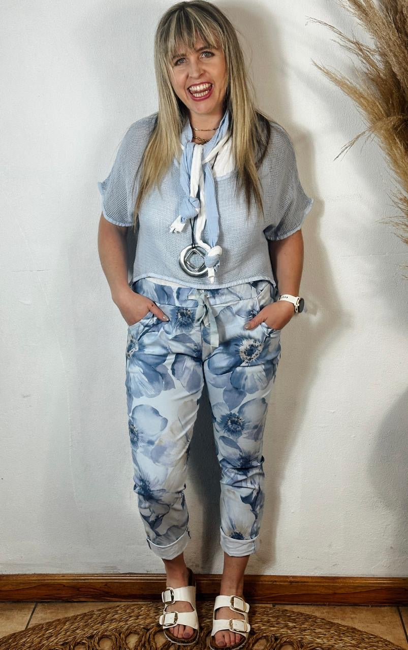 Vivian Magic Pants Blue