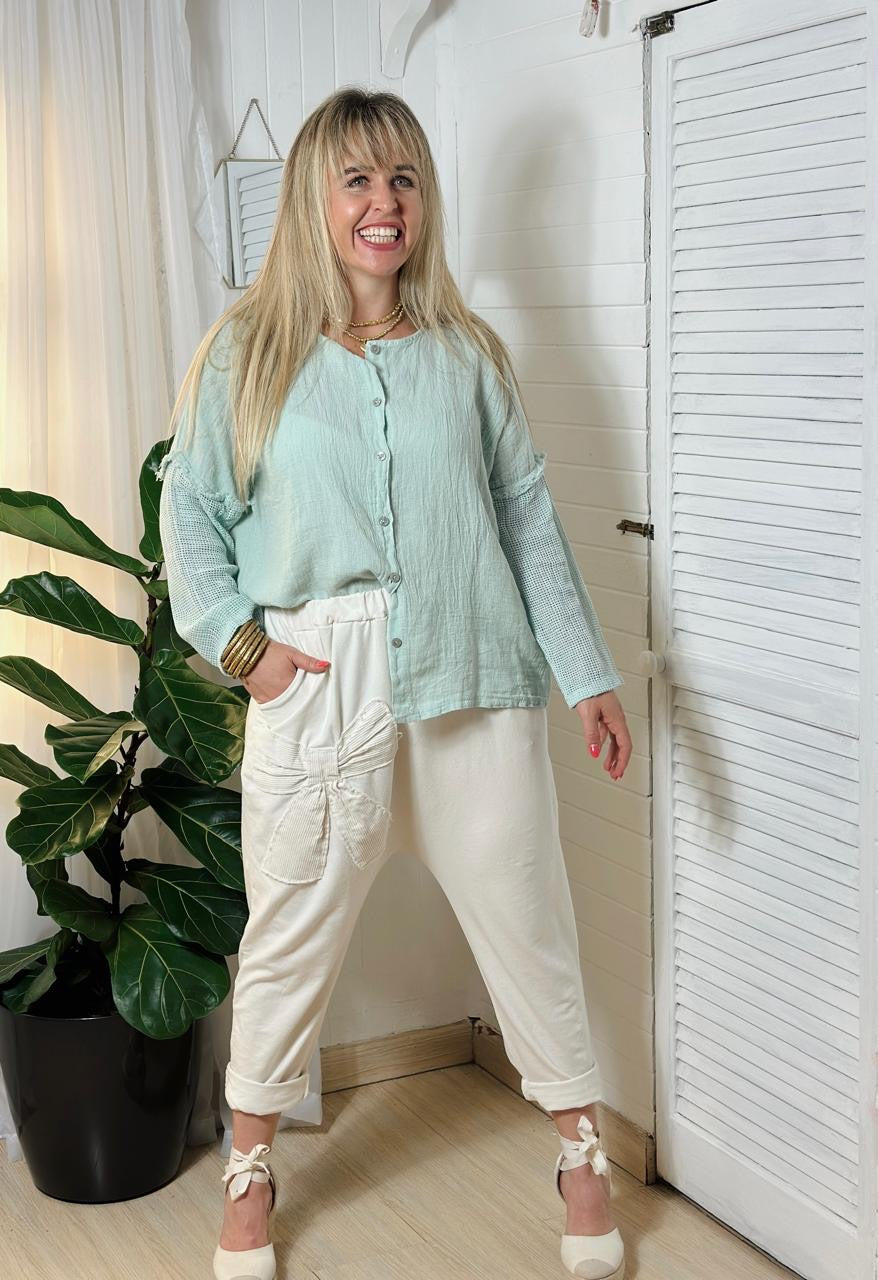 Anika linen top