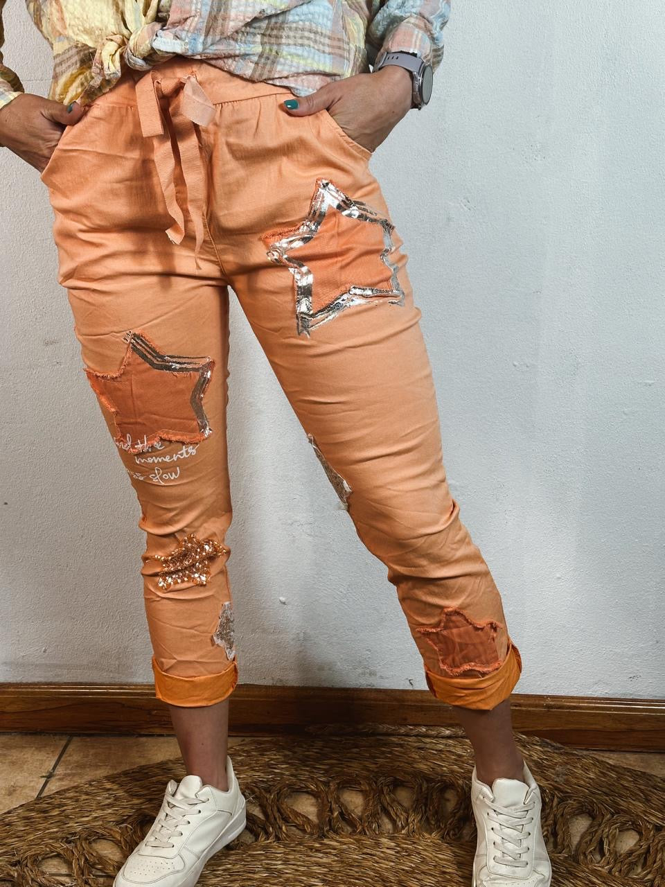 Star Magic Pants Orange