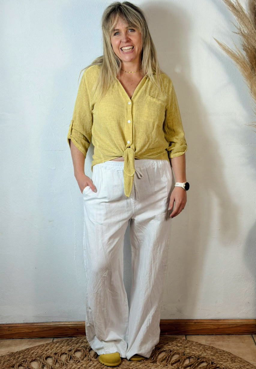 Emma Top Mustard
