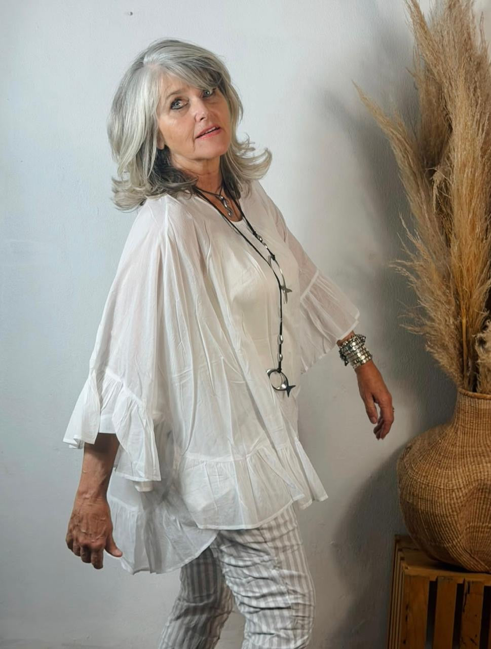 Yana Top White