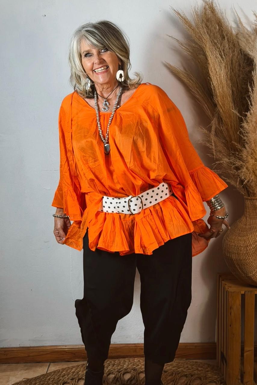 Yana Top Orange