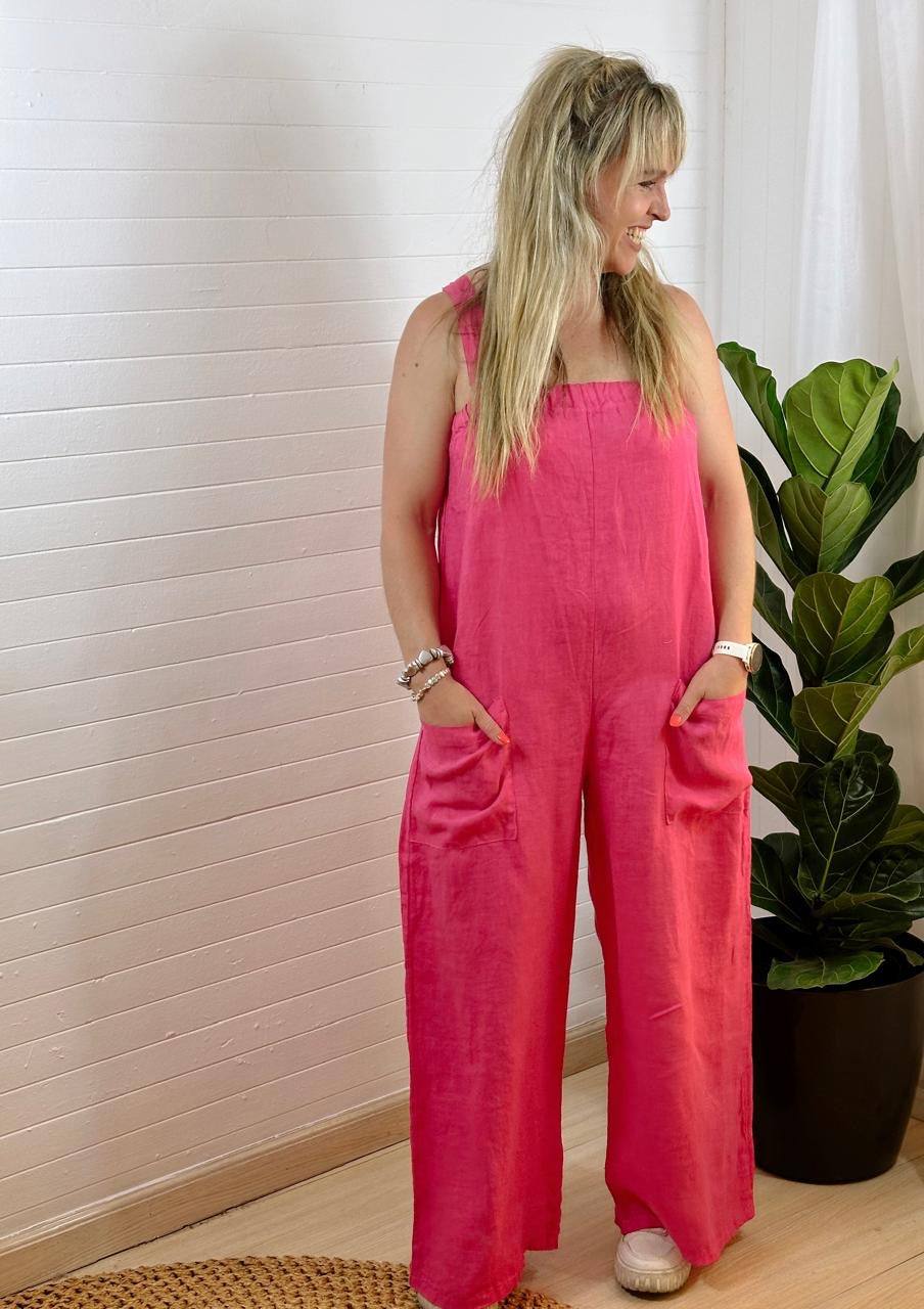 Thea linen jumpsuit