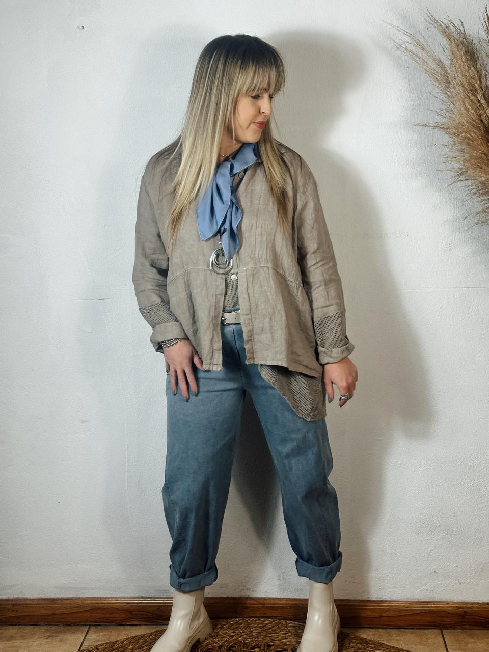 Michelle Linen Top