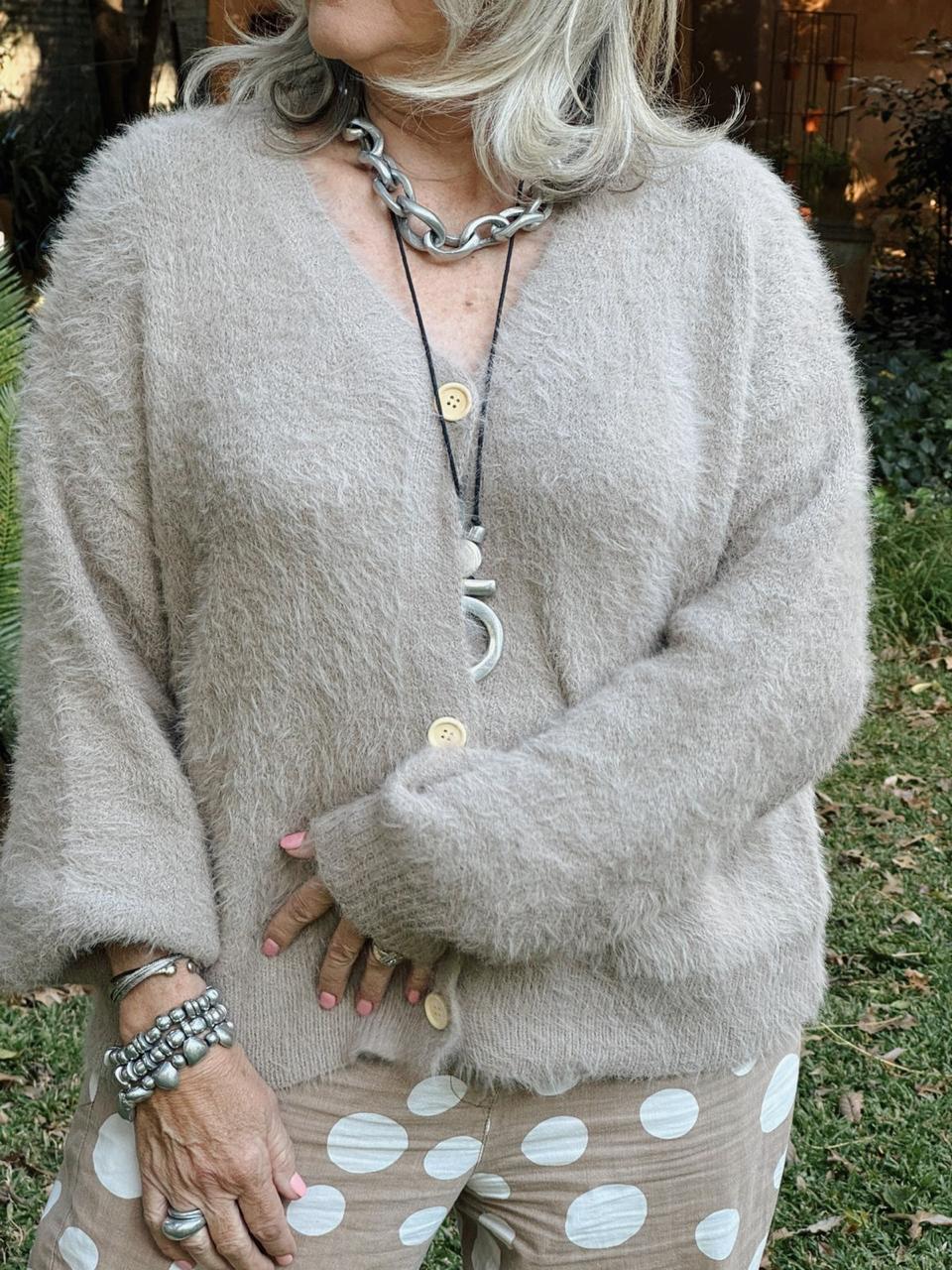 Beige cardigan