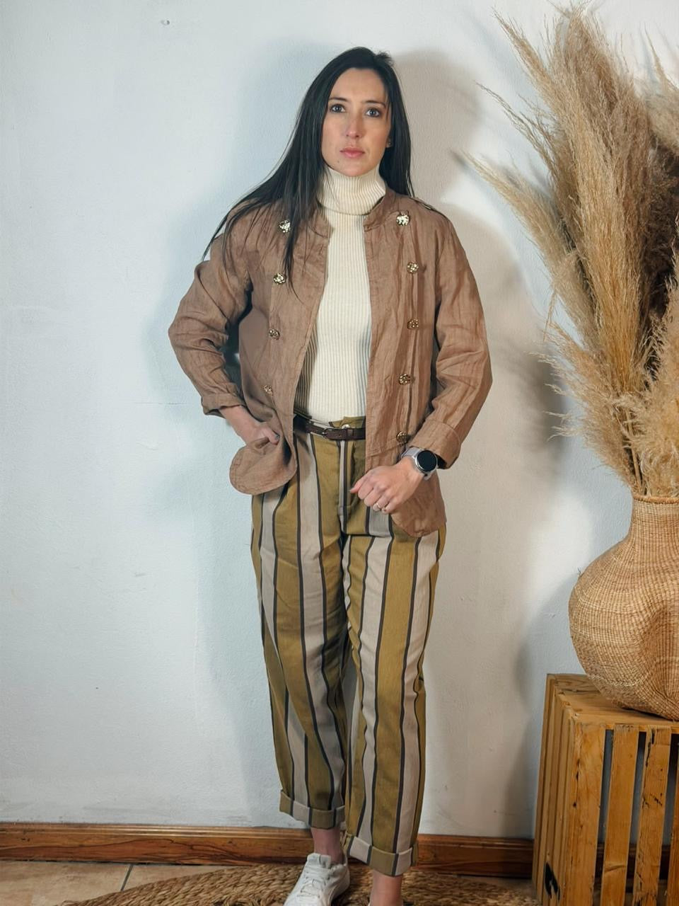 Stripe Pants Mustard