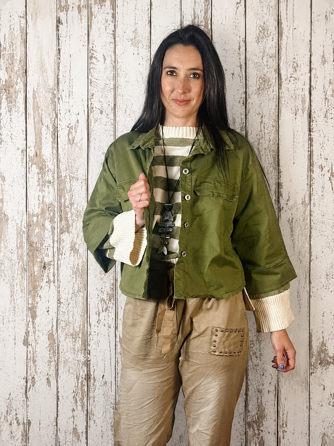Layla Top Olive