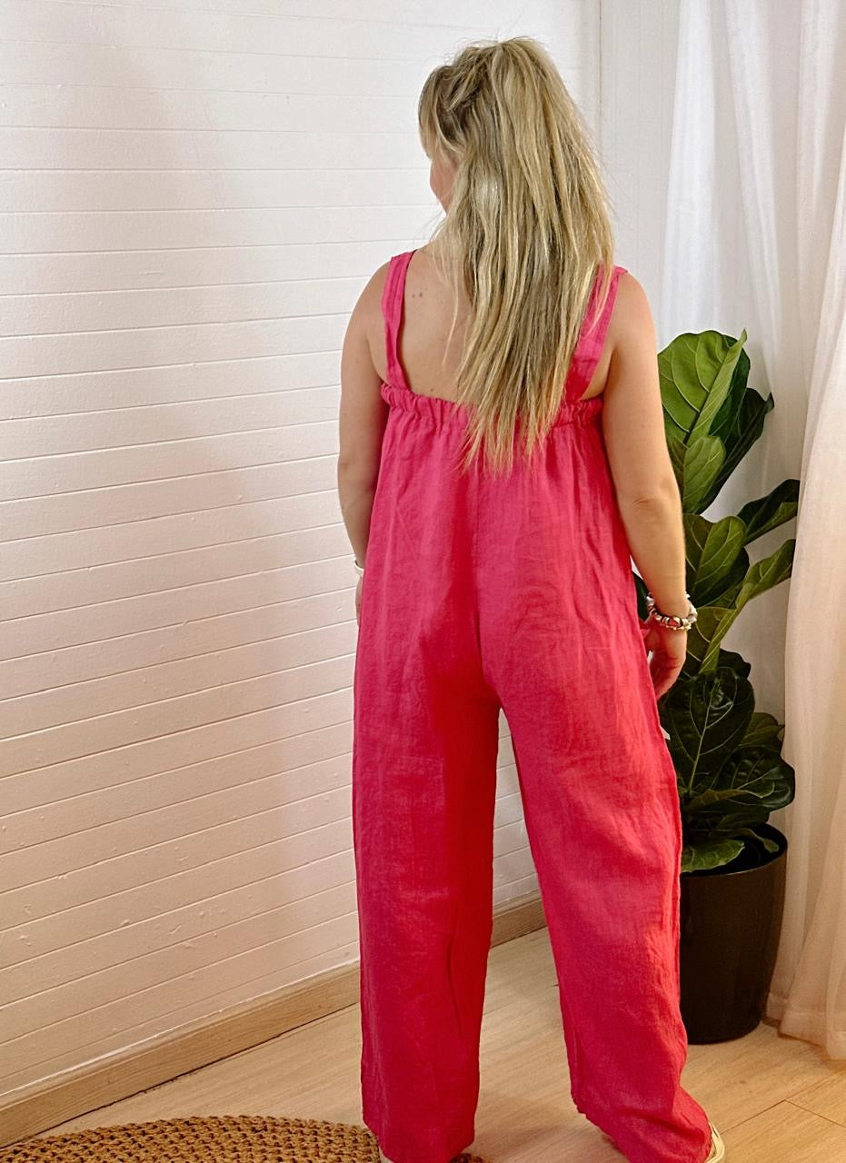 Thea linen jumpsuit