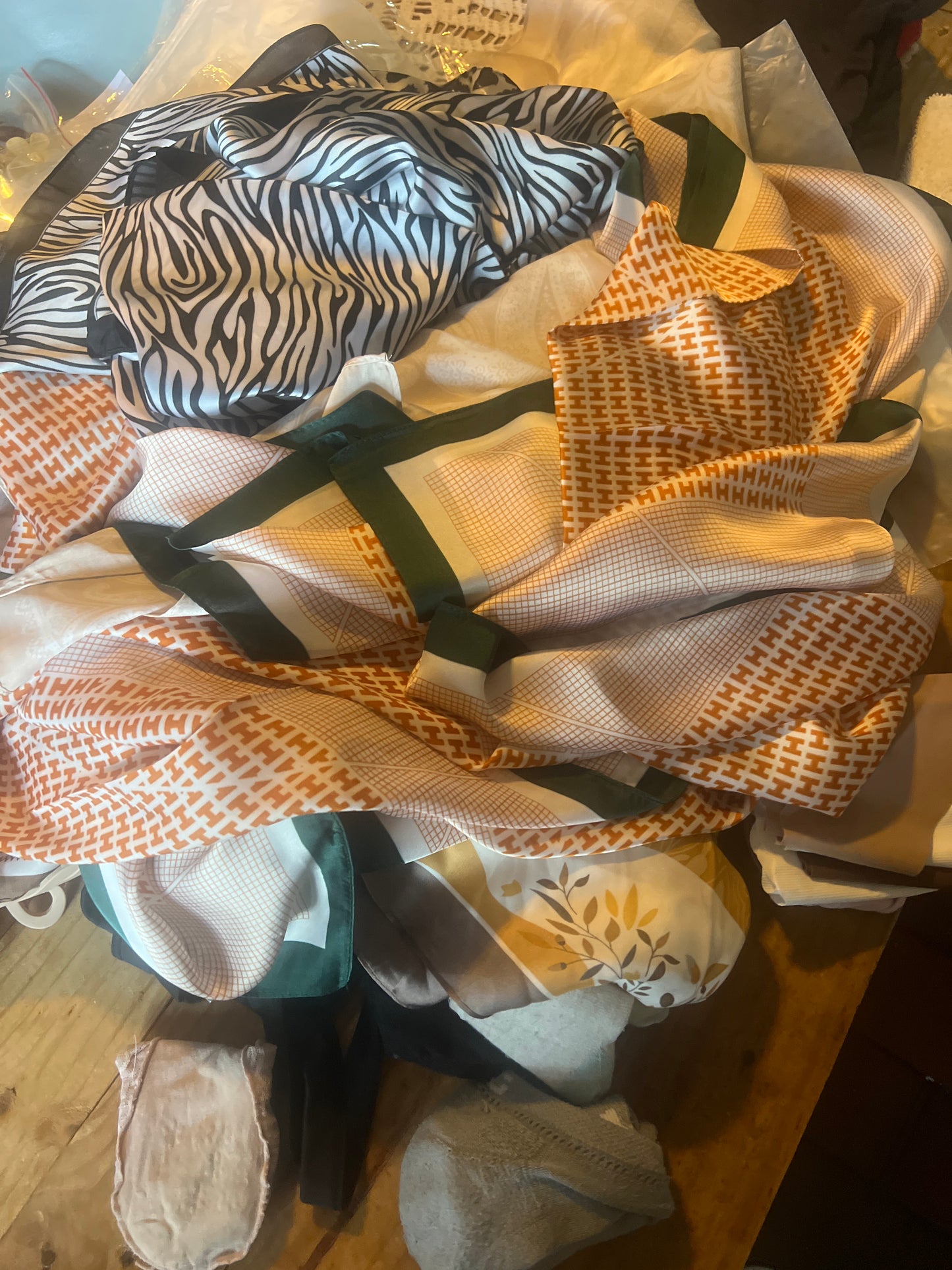 Small silk scarf