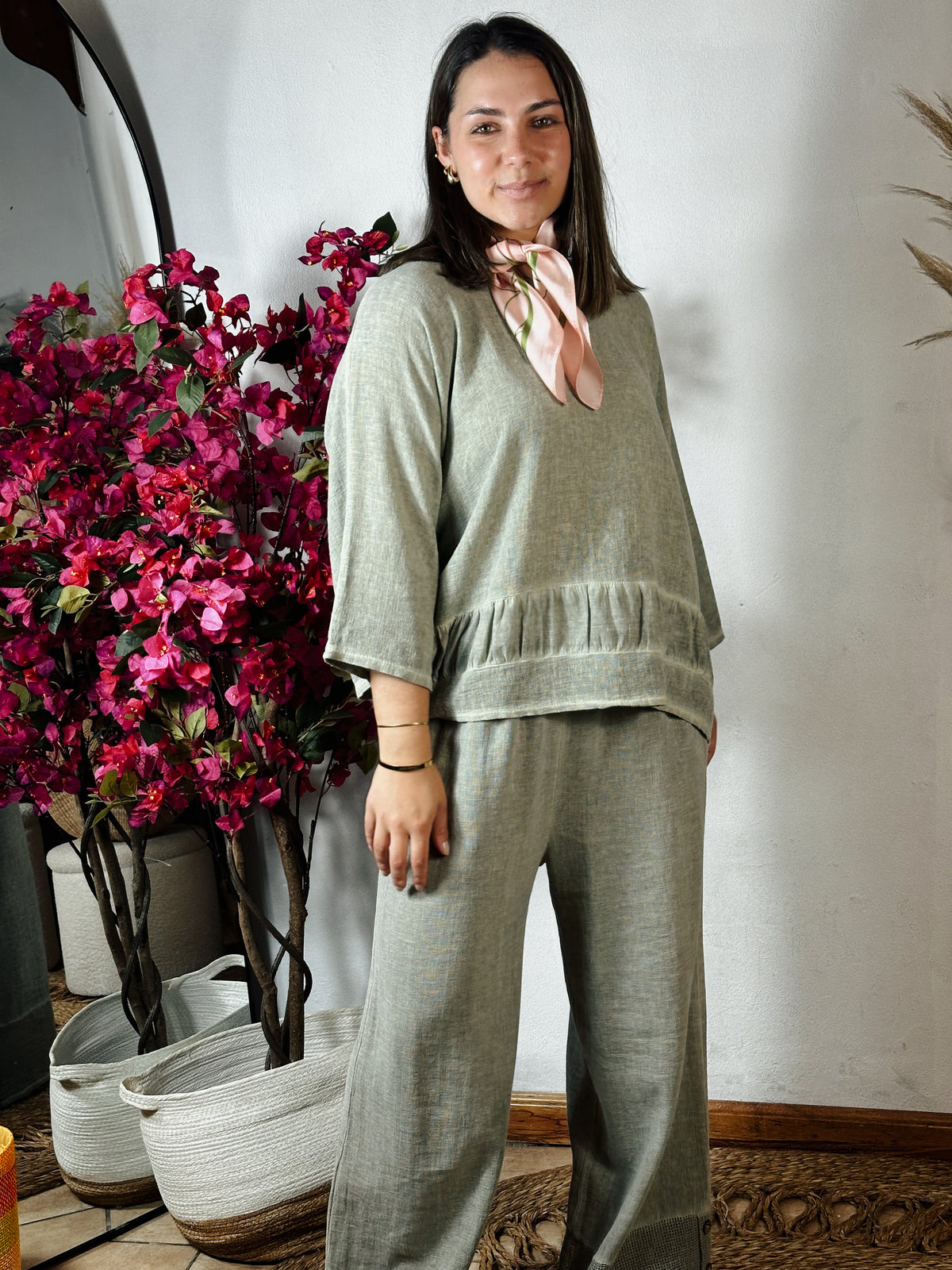 Agnes Top Olive