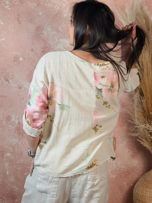 Salem Top Beige