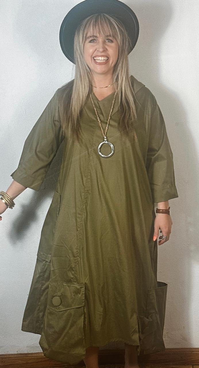 Lottie Dress Olive