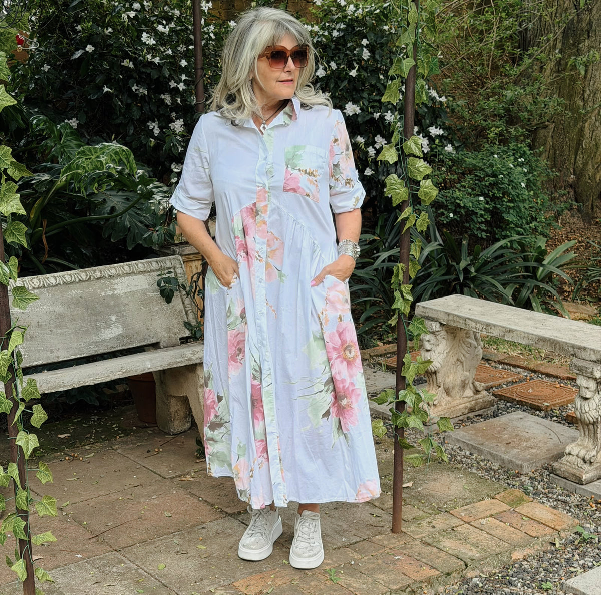 Winnie Dress  White