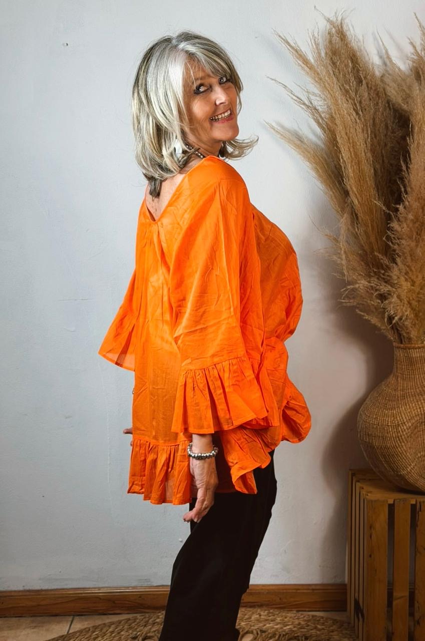 Yana Top Orange