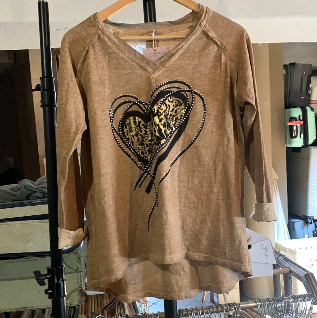 Heart Bling Top