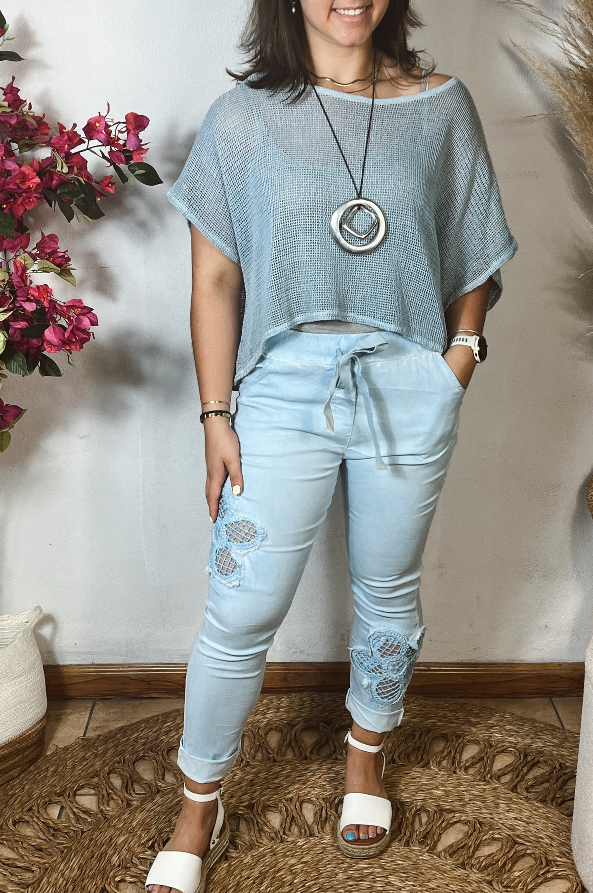 Mattie Top Blue