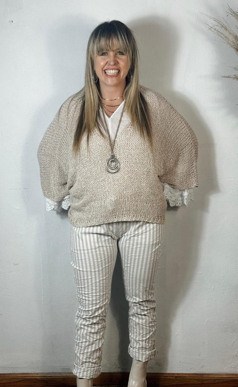 Kaia Jersey Beige