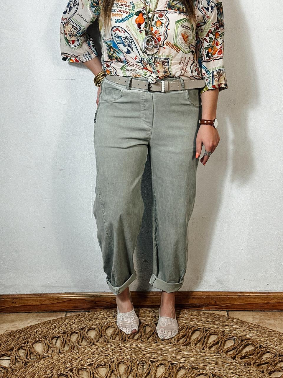 Zip Magic Pants Olive