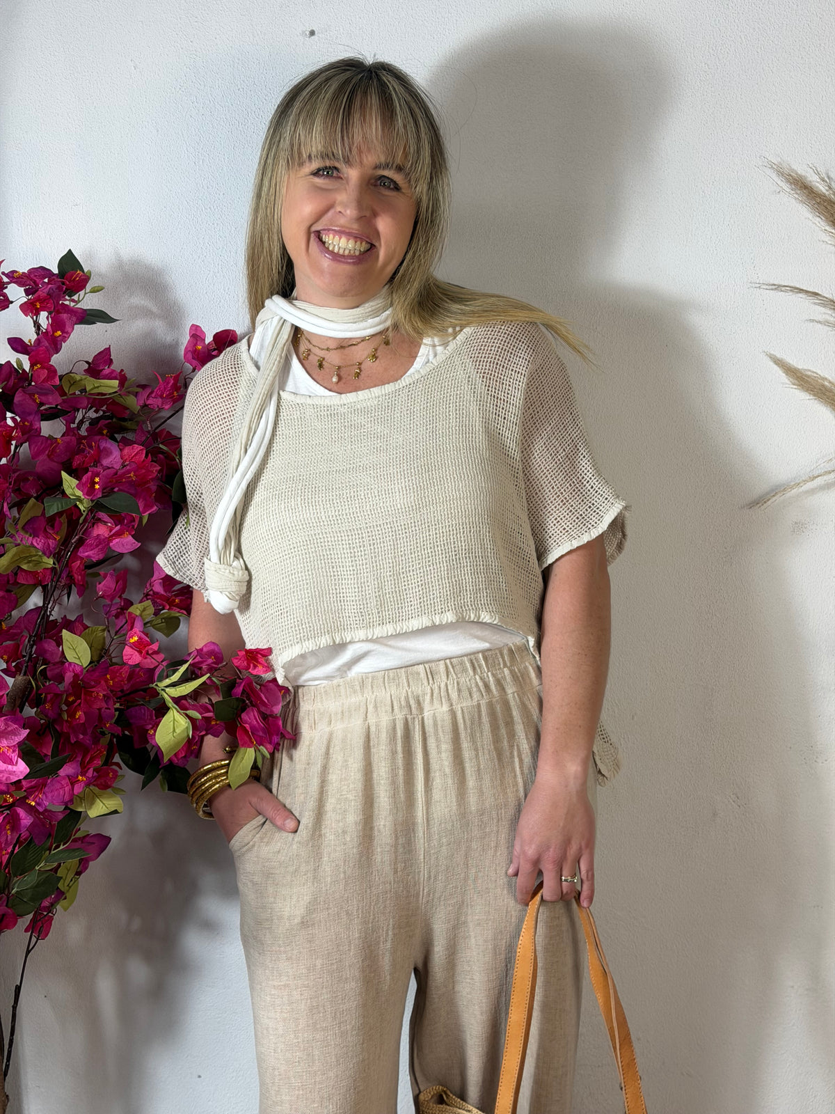 Reese Top Beige