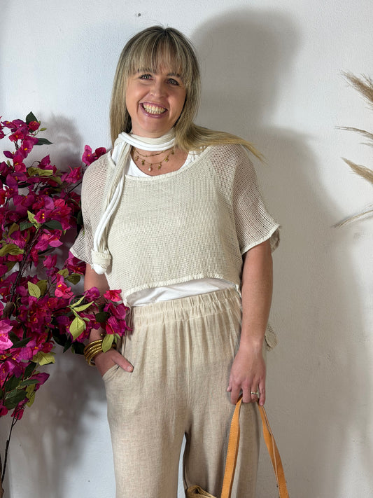 Reese Top Beige