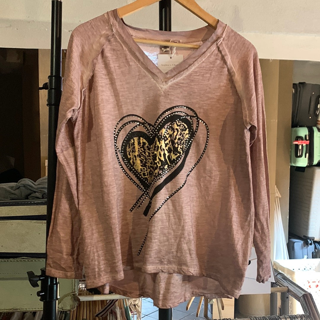 Heart Bling Top