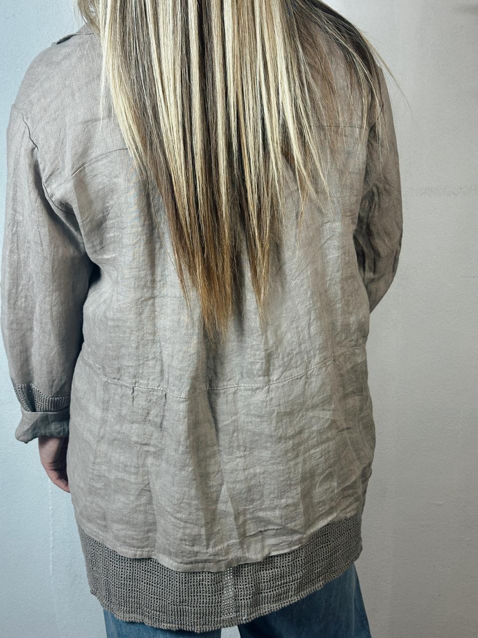 Michelle Linen Top