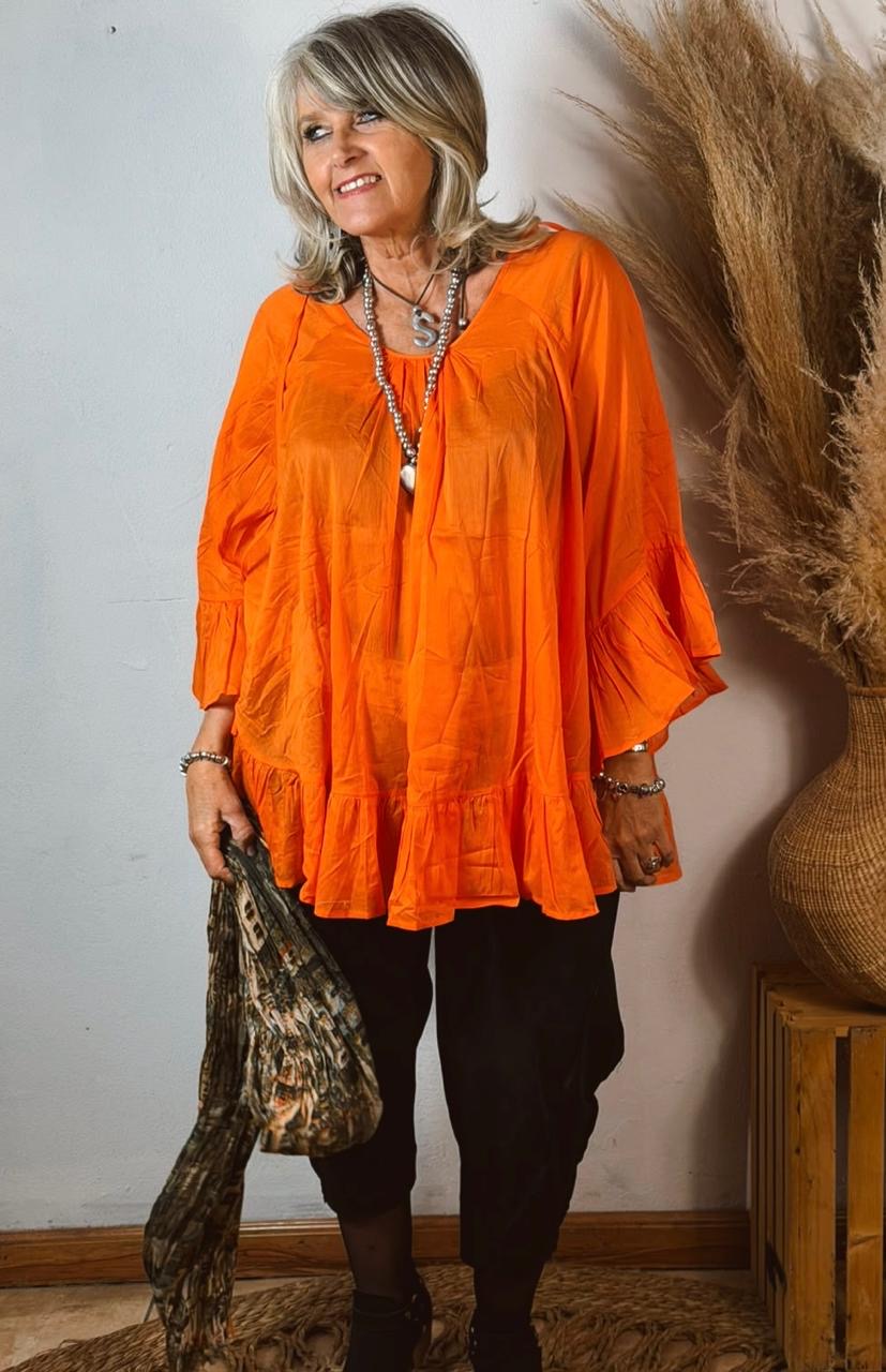 Yana Top Orange