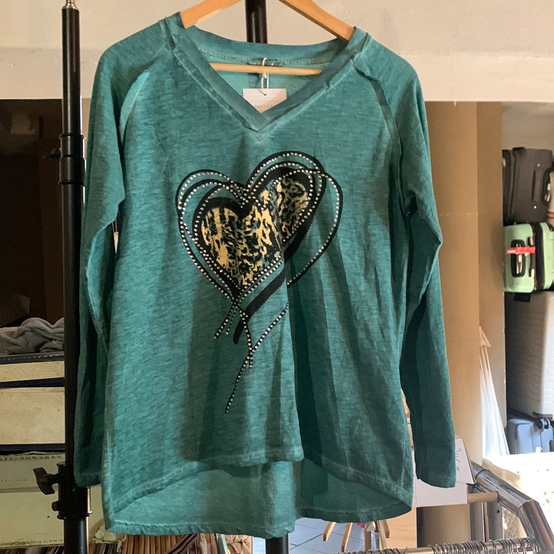 Heart Bling Top