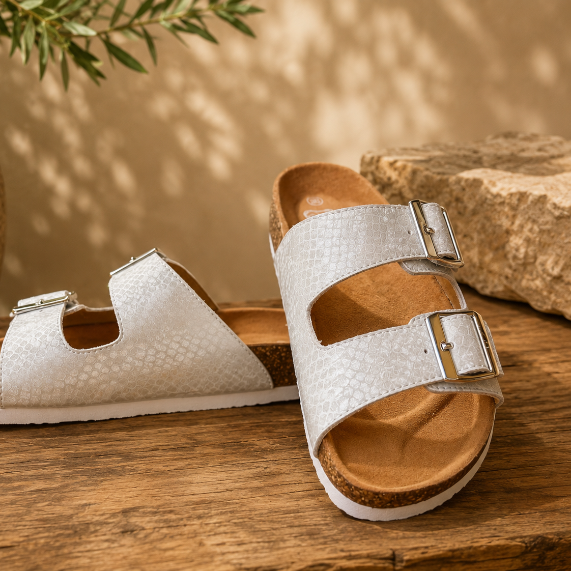 Hudson glide white Julz shoe