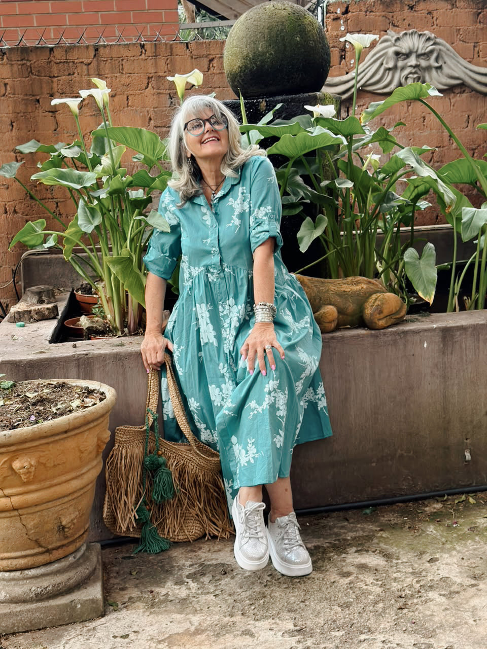 Magnolia Dress Teal