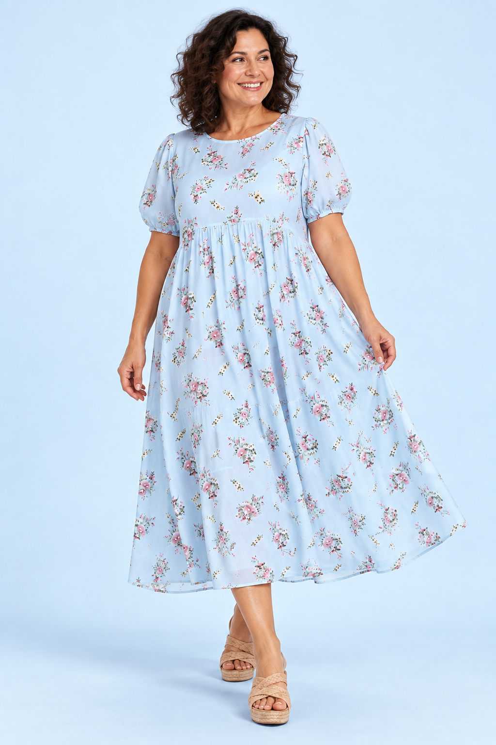 Primrose Dress Blue