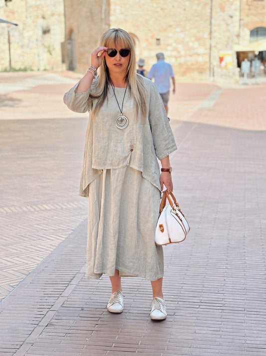 Kumud linen dress