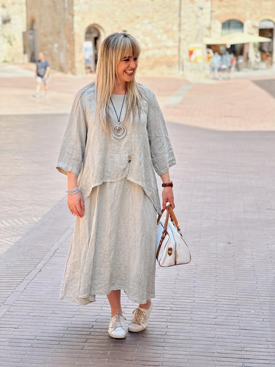 Kumud linen dress