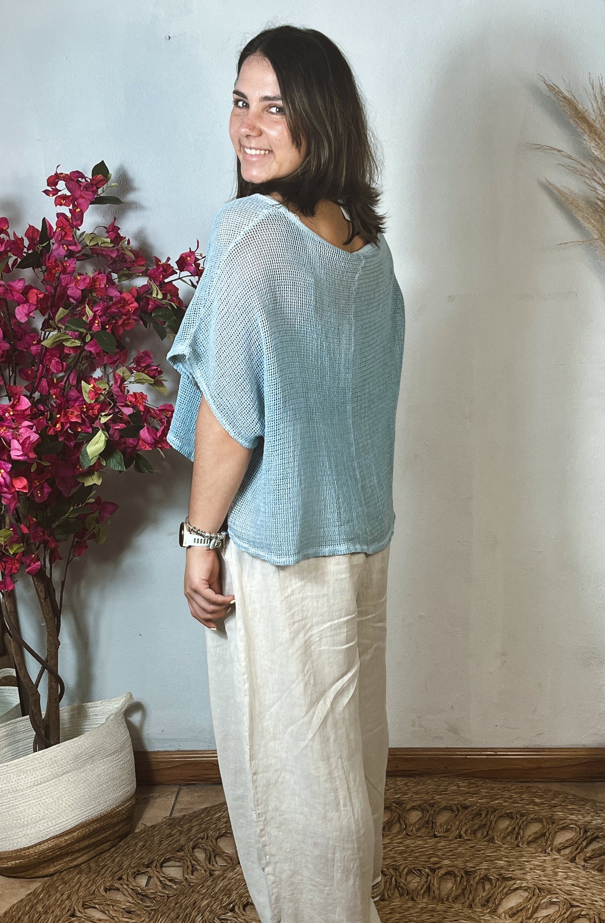 Mattie Top Blue