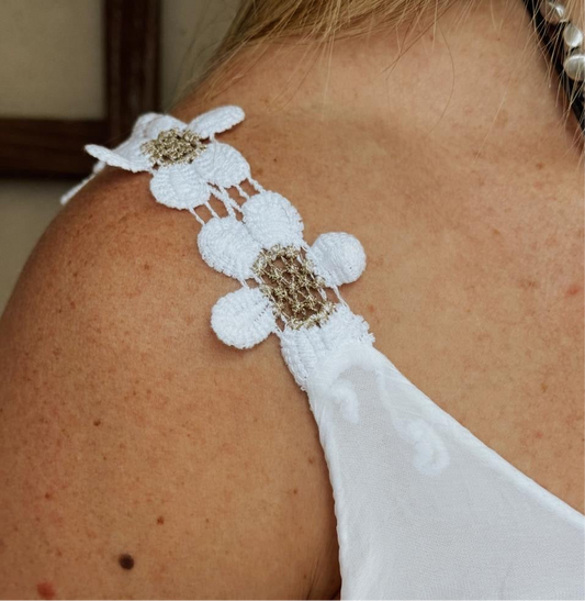 Blossom silk top