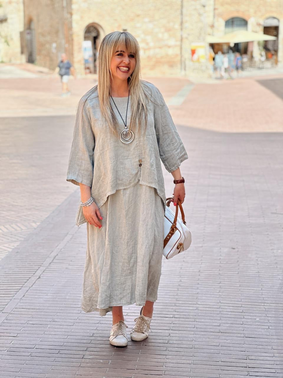 Kumud linen dress
