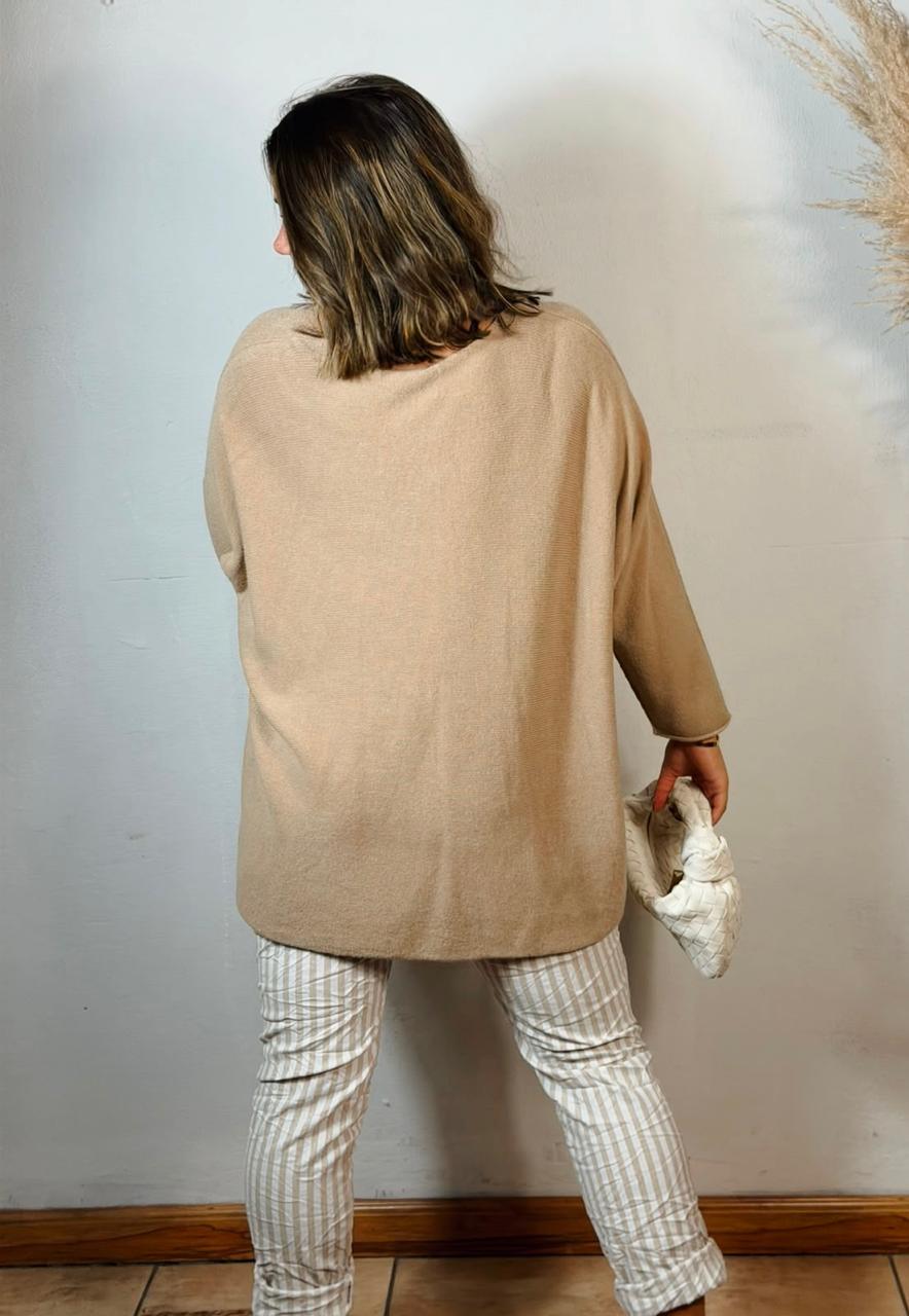 Zelma Jersey  Beige