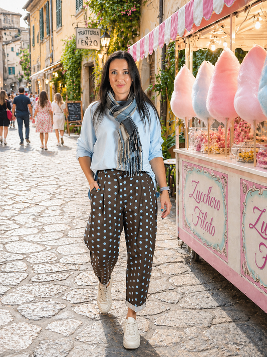 Polka Pants Brown