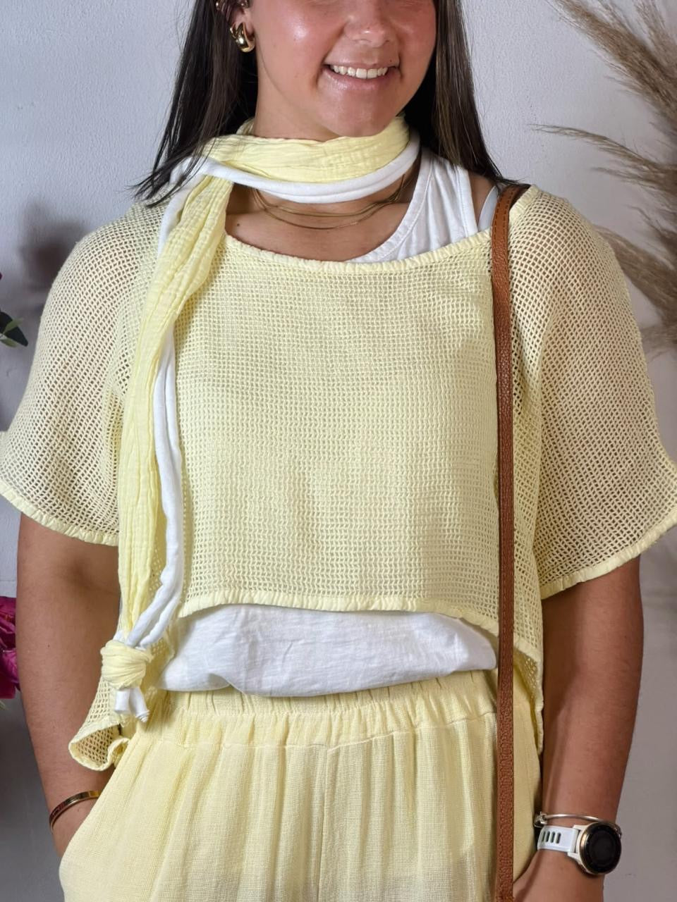 Reese Top Yellow