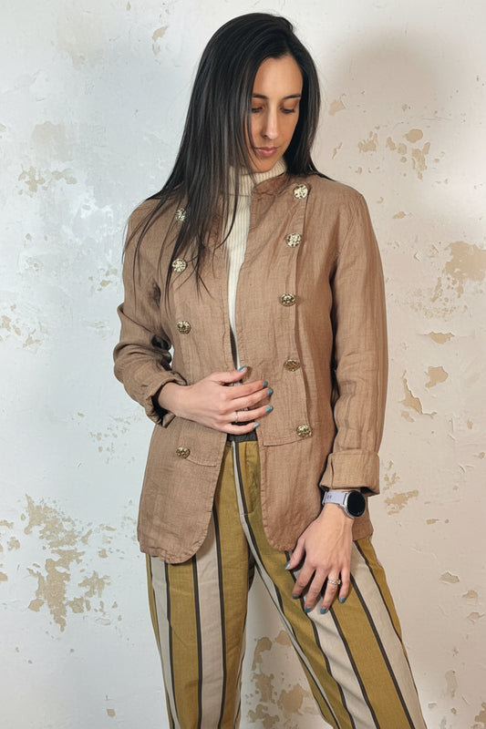 Vega Linen Over Brown