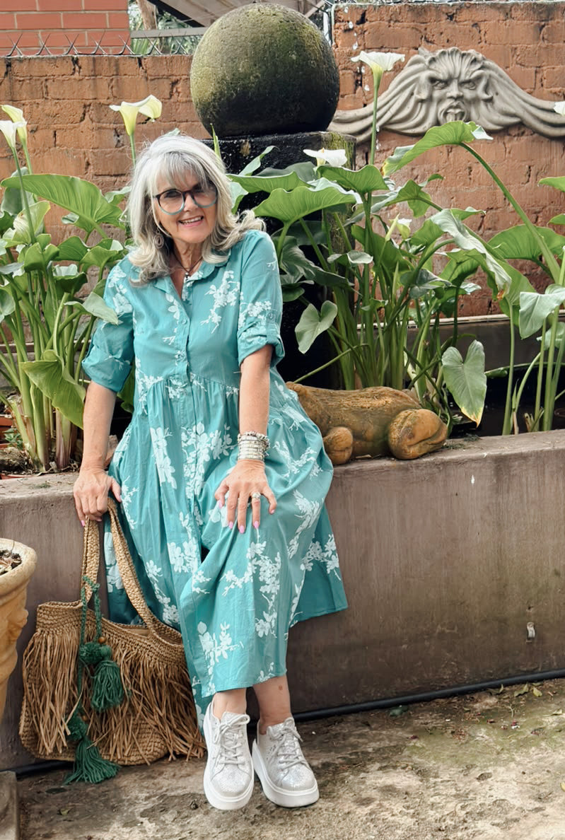 Magnolia Dress Teal