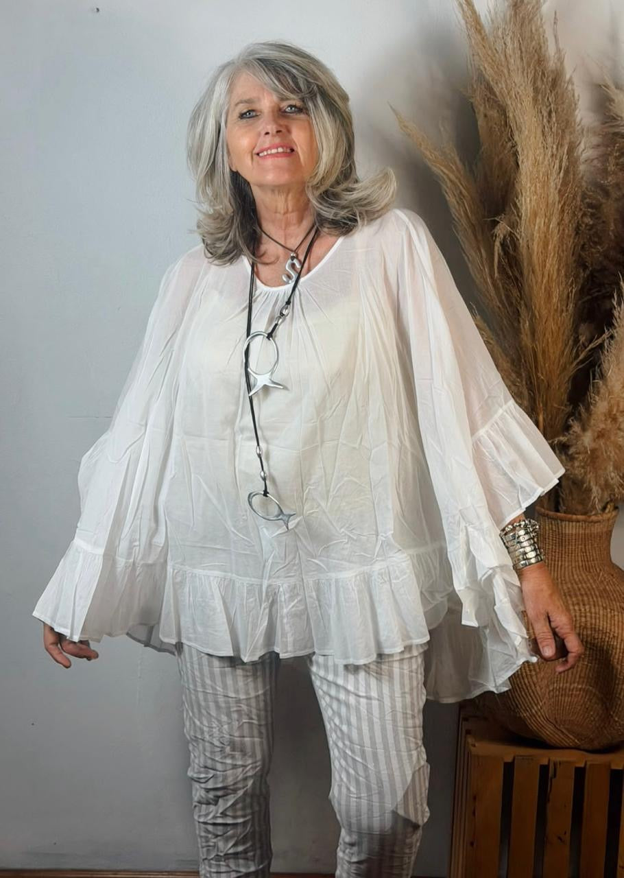 Yana Top White