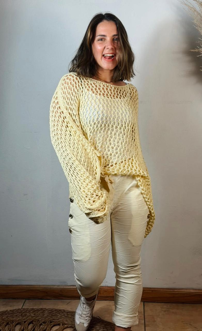 Big knit Yellow