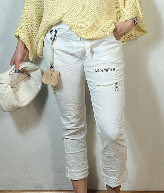 Donna Magic Pants White
