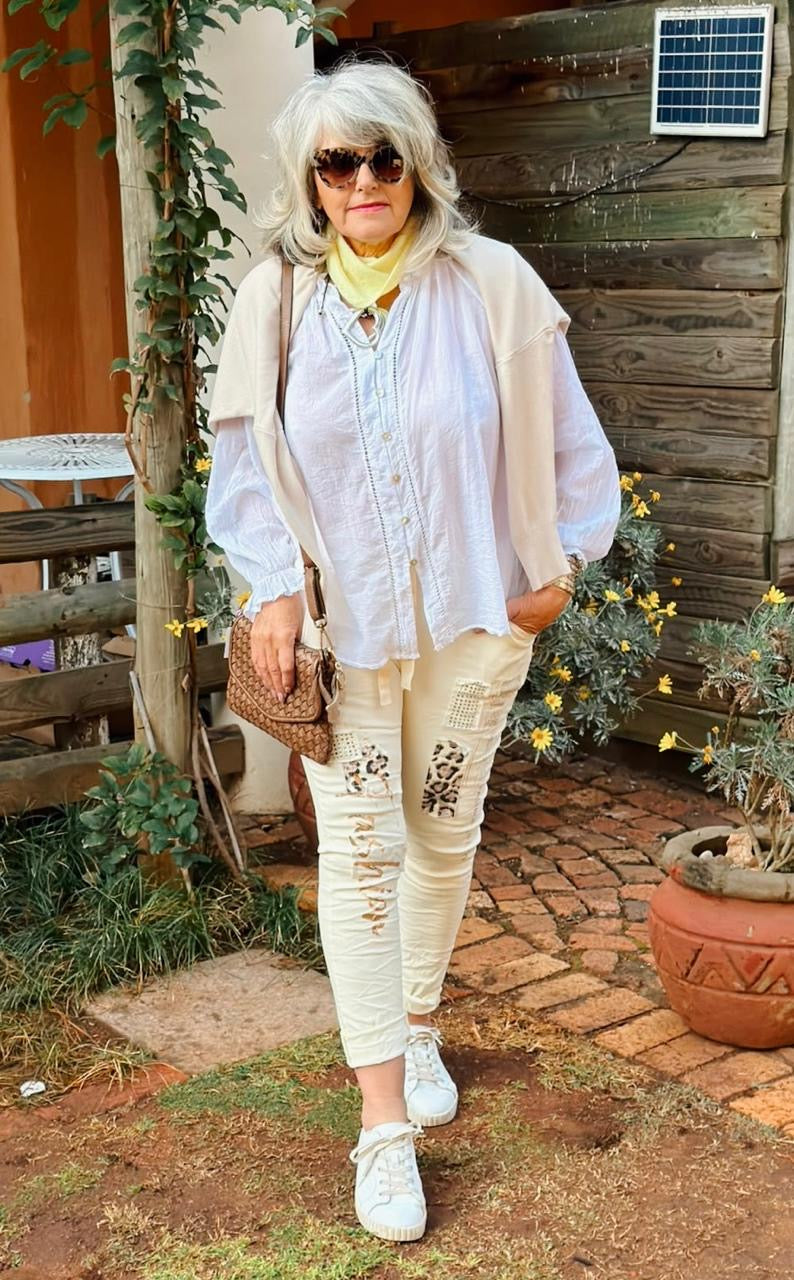 Leona Top white