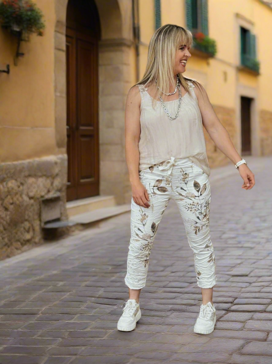 Blossom silk top