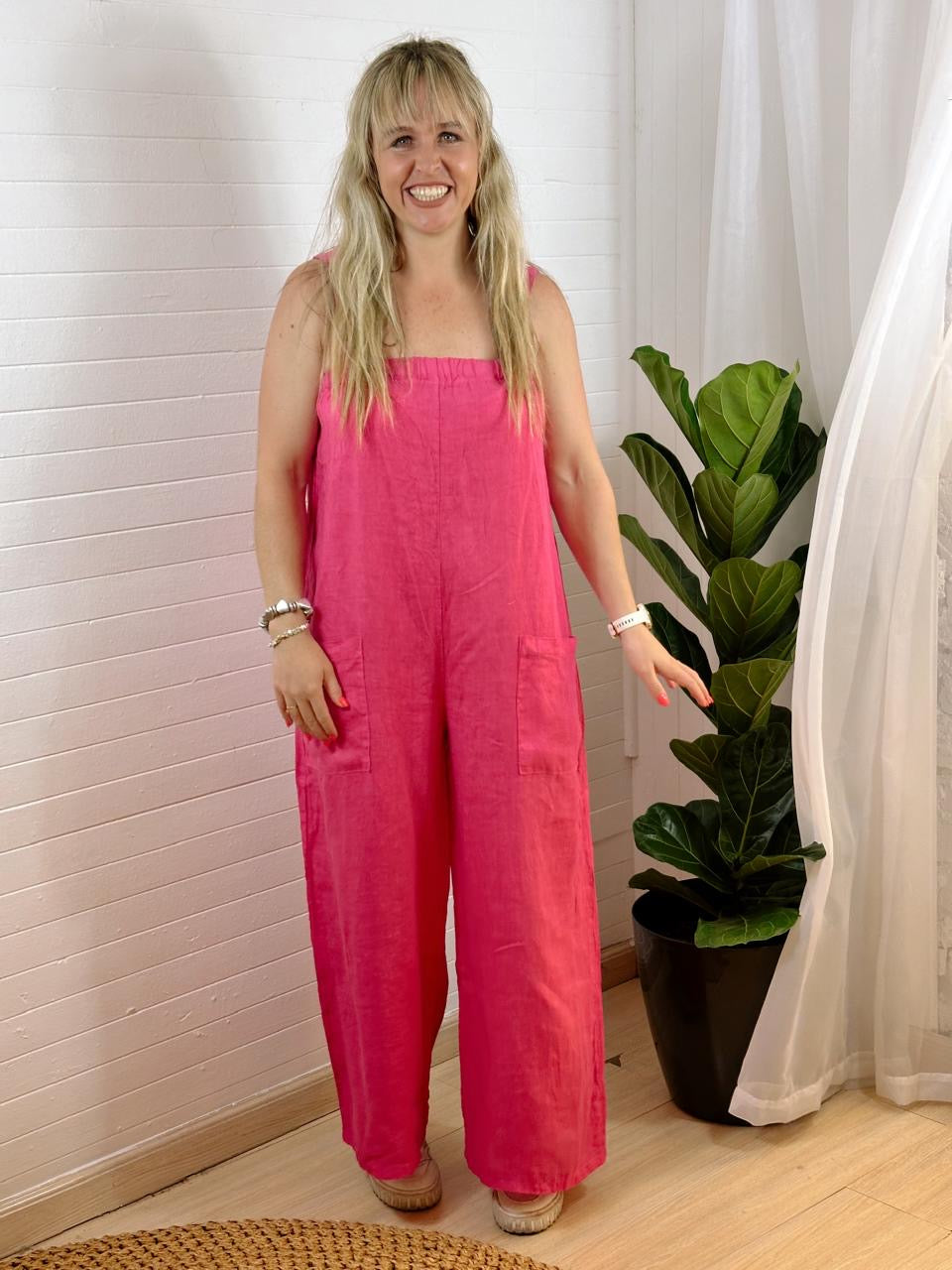 Thea linen jumpsuit