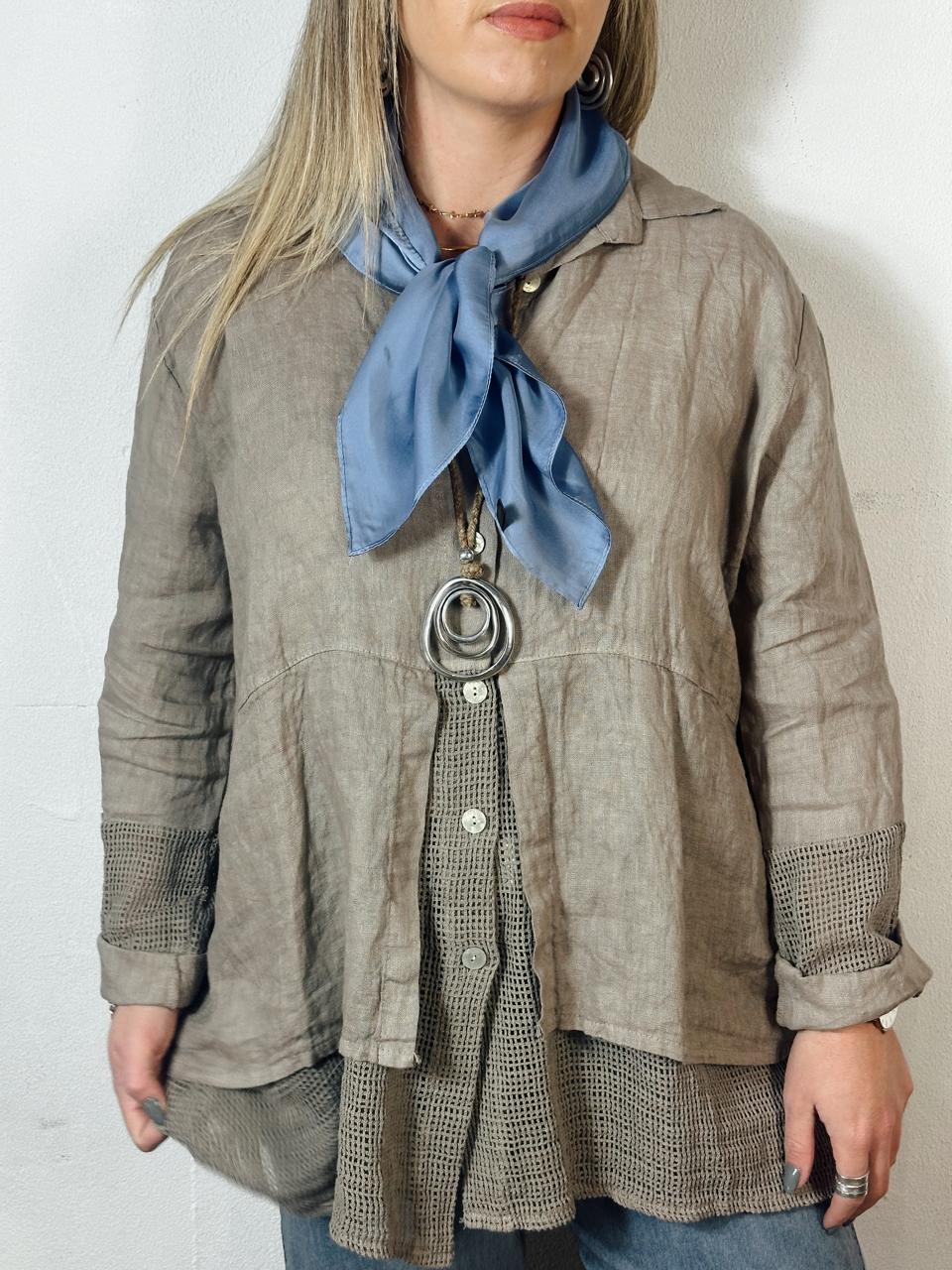 Michelle Linen Top
