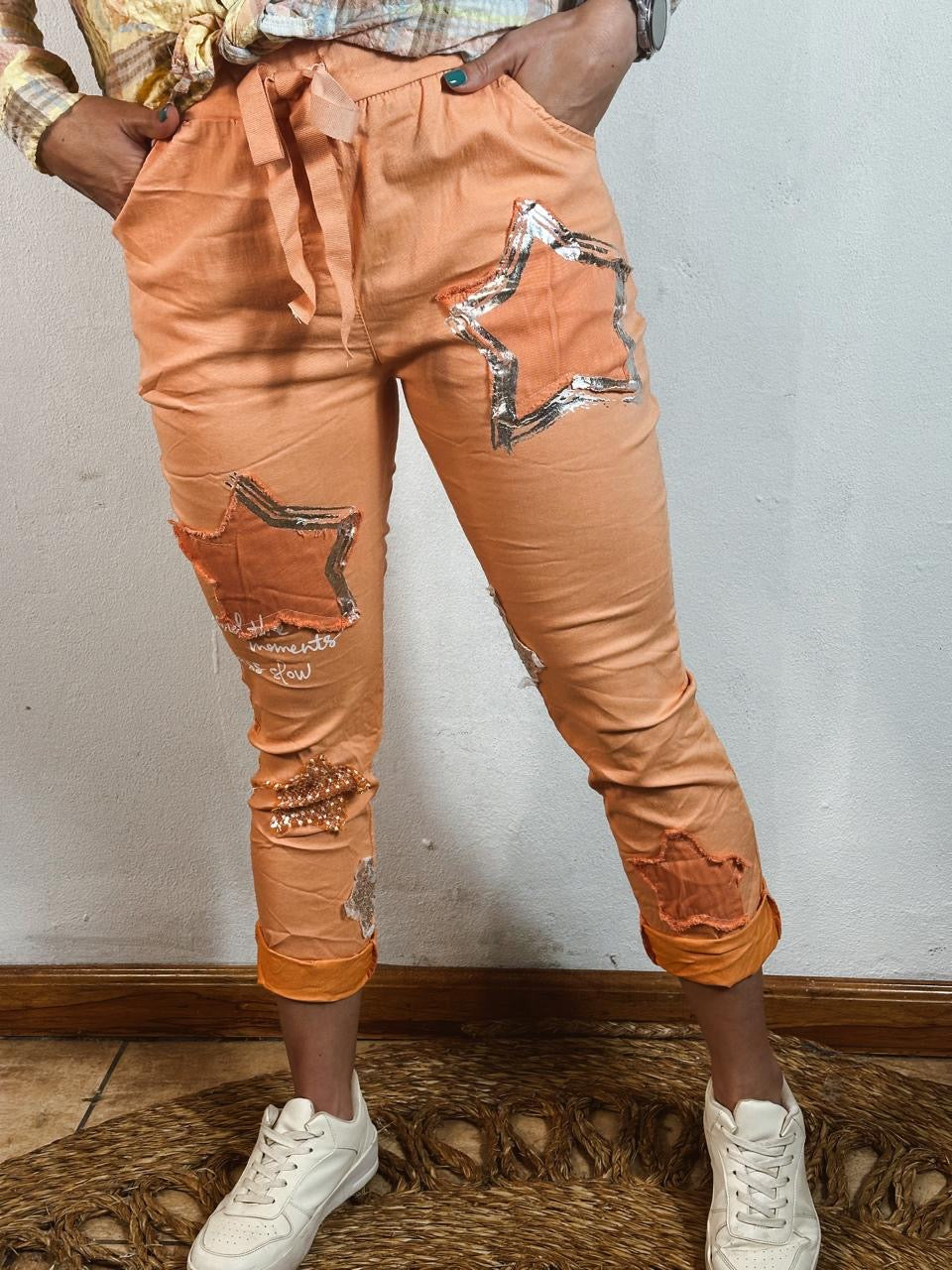 Star Magic Pants Orange
