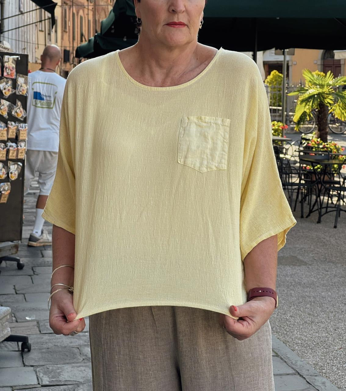 Wendy linen top